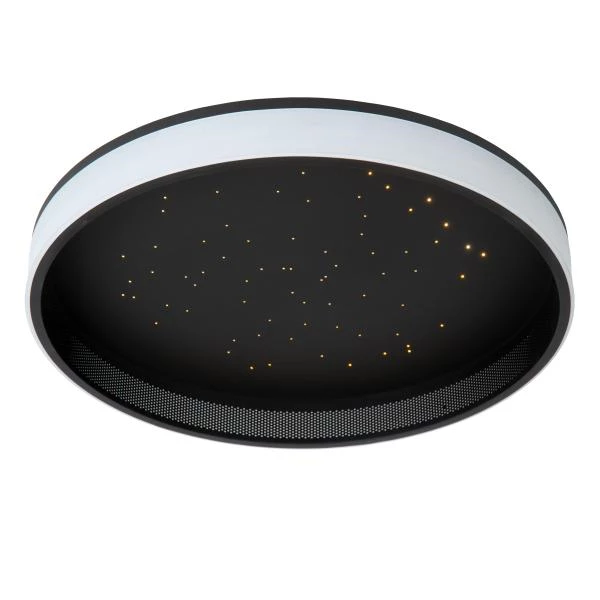 Lucide ESTREJA - Plafonnier - Ø 40 cm - LED 3 StepDim - CCT - 2500K/3000K - Noir - détail 4